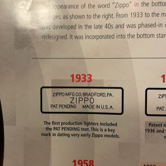 Zippo Date codes. For those who would like some reference. - Picture 12 of 14